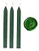MDLG New 3pcs Grass Green Wax Sticks with Wicks for Decorative wedding invitations wax seal Sealing stamp