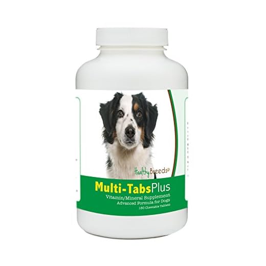 Healthy Breeds Miniature American Shepherd Multi-Tabs Plus Chewable Tablets 180 Count
