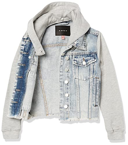 [BLANKNYC] girls Denim Jacket With Hood, Comfortable & Stylish Coat2