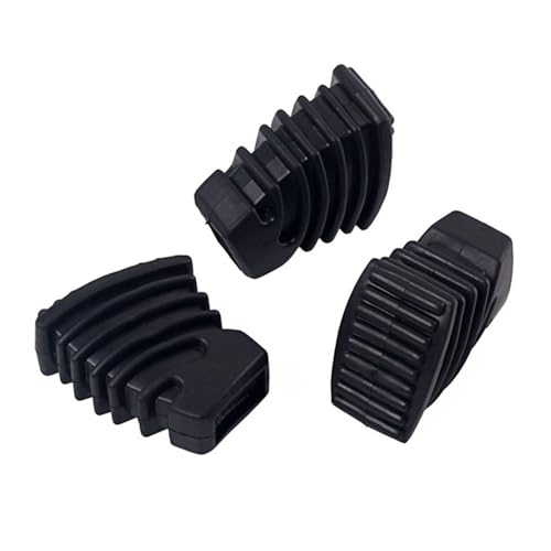 SagaSave Drum Pad Stand 3PC Drum Rack Stand Rubber Feet Drum Leg Drum kit Rack Feet Drum Leg Protectors for Percussion Parts (Black) miniatura 7