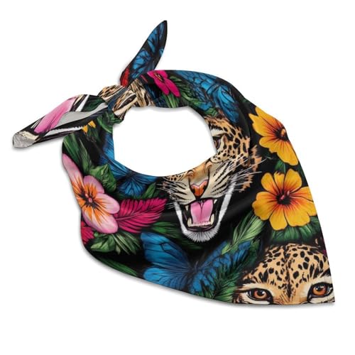 Womens Breathable Hair Bandana, Comfortable Kerchief, Washable Square Head Scarf