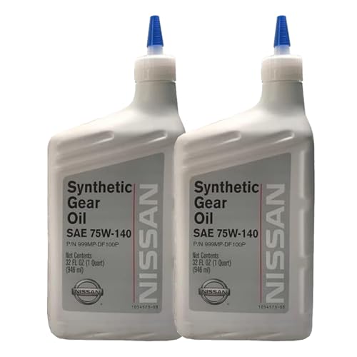 Genuine OEM Gear Oil (Synthetic 75W140) (2 Quart) For Nissan Frontier