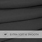 PureFit Super Stretch Sectional Couch Covers - 2 pcs Spandex Non Slip, with Elastic Bottom for L Shape Sectional Sofa Couches, Great for Kids & Pets (3 Seat Sofa + 3 Seat Chaise, Dark Gray) - Image 4