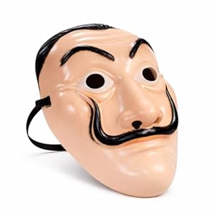 Costumed Maske Haus des Geldes - Unisex - Salvador Dali - Kostümmaske für Erwachsene - Kostüm für Fasching, Karneval, Halloween