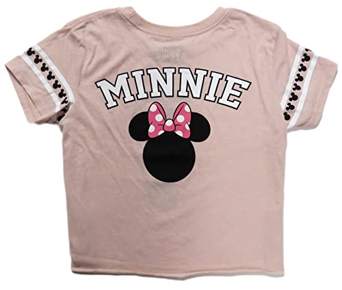 Disney Girls Minnie Mouse Crop Tee2