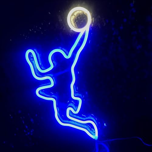 Letrero De Neón De Baloncesto Con Alimentación Regulable Decoración De Arte De Pared Para Niños Regalos Premios Del Concurso Luz De Neón LED Fiesta Gimnasio Club Decoración Deportiva