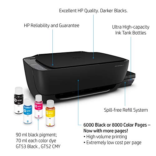 HP Ink Tank 410 WiFi Colour Printer, Scanner and Copier for Home/Office, High Capacity Tank, Borderless Print - Image 5