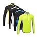 Tenn Mens Coolflo L/S Cycling Jersey - Black/White - Lrg