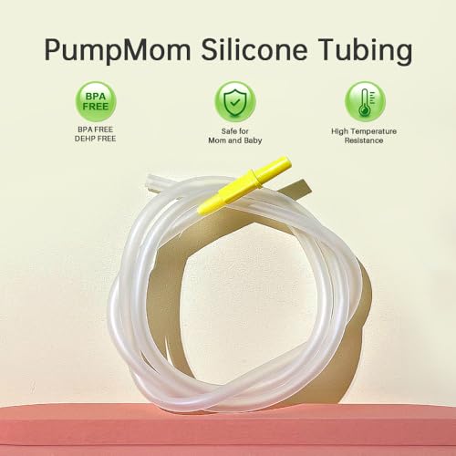 PumpMom-us Silicone Tubing for Spectra Pump to Compatible with New Medela PersonalFit Flex Connectors, PIS MaxFlow Connector, Freestyle Flex Connector