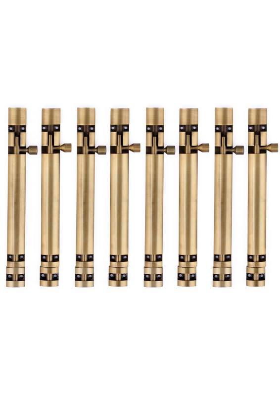 Image of Premium Heavy Aluminium 8 Inch Tower Bolt | Door Stopper | Door Lock Latch for Home, Office Doors,Main Doors,Windows | kundi | chitakni | Chitkini(Antique Finish)(Pack of 8)