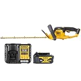 DeWalt DCM563PB 18V XR Cordless Hedge Trimmer with 1 x 4.0Ah Battery & Charger