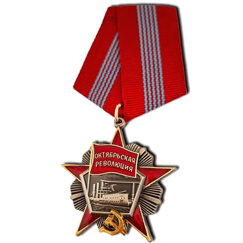 FREECROWS Soviet Order of The October Revolution Medal – CCCP Historical Award Replica
