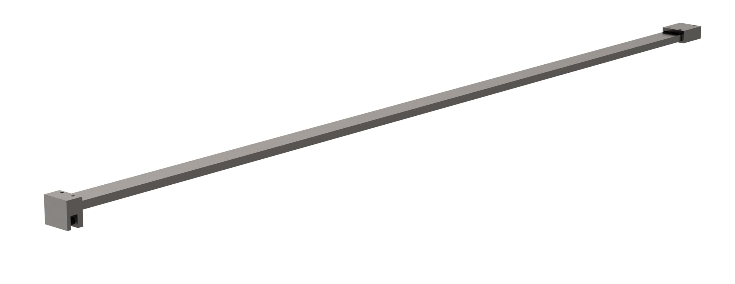Balterley Wetroom Screen Support Bar (For Use With 1950Mm High Wetroom Screens) - Brushed Pewter