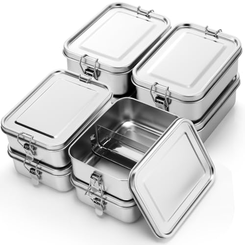 Umigy 8 Pcs Stainless Steel Food Storage Containers
