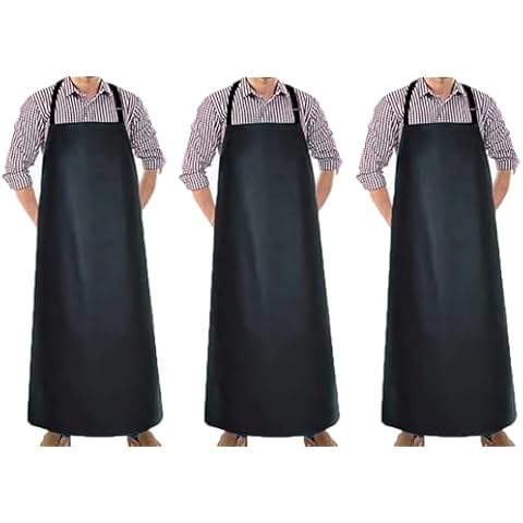 BURNTOP Waterproof Rubber Adjustable Aprons Cover