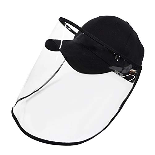 F Fityle Lotes 3 Chapéu De Proteção Com Tampa Do Rosto à Prova De Poeira Tampa Ajustável à Prova De
