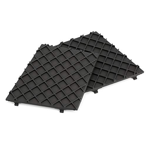 MASO Par de cubiertas para parachoques delantero y trasero de coche, cubierta de rejilla lateral izquierda y derecha, ajuste flexible para BMVV E60 E61 M Sport