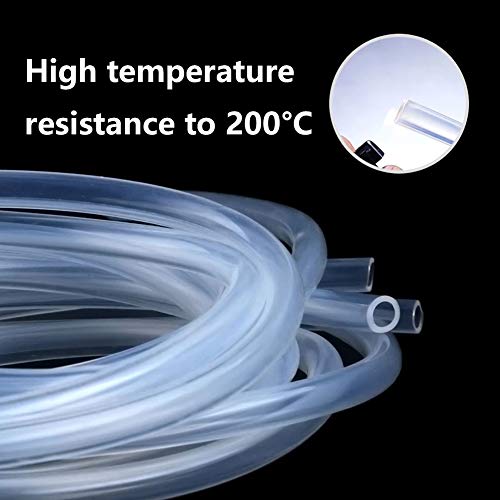 Metaland 1/16" ID Silicone Tubing, Food Grade 1/16" ID x 1/8" OD 10 Feet Length Pure Silicone Hoses High Temp for Home Brewing Winemaking - Thumbnail 3