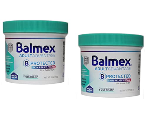 Balmex Adult Care Rash Cream, 12 oz, (Pack of 2)