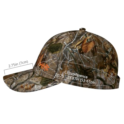 Image of BASSDASH Camo Fishing Hunting Hat Unisex Adjustable Baseball Cap