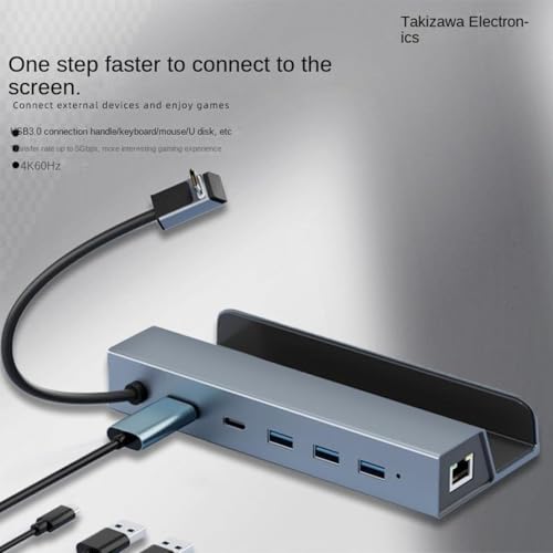 Accesorios de transmisión de datos y base de consola multipuerto 6 en 1 7