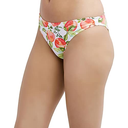 Bas de maillot de bain taille basse froncé BCBGeneration blanc multicolore