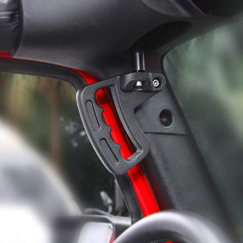 Rt-Tcz Aluminum Grab Handle For Jeep Wrangler Jk 2007-2017 (Front Handle, Black) #TOP6