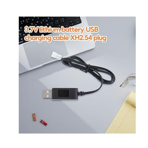 Cargador de batería de litio Lipo de 3.2 V con cables USB para drones 6