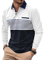 Navy White - Stripe Splicing