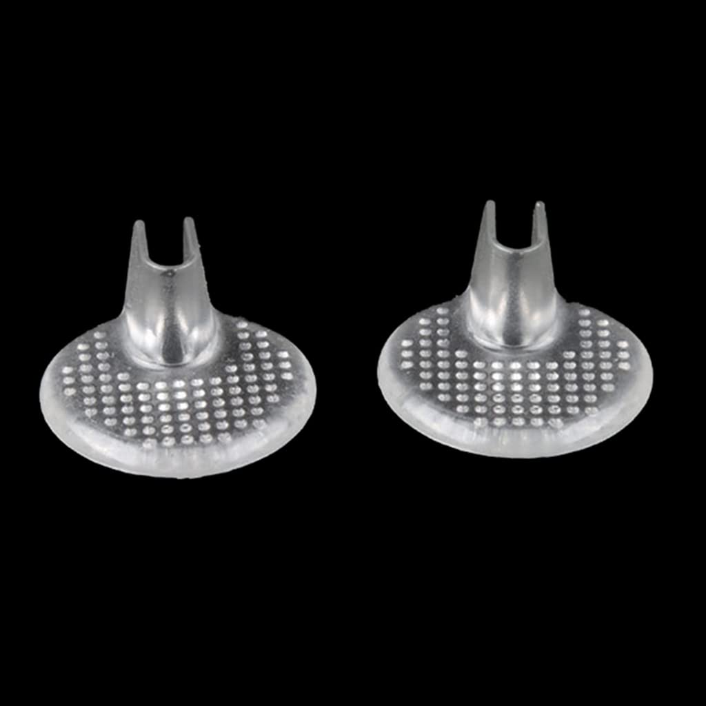 1 par de almohadillas de gel de silicona suave, protectores de dedos para sandalias, inserciones de gel, protectores de plantillas, almohadillas de agarre para zapatos