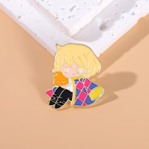 Image of Cute Enamel Pins Cartoon Lapel Pin Brooch Badge for Backpack Jackets Funny Tiger Pins for Gift Anime Enamel Pin for Clothing Hat Decoration