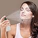 Hydior Glass Spray Bottle, Empty Fine Mist Spray Bottle, Perfume Atomizer, Black metal Sprayer (3.4oz 2Pack)