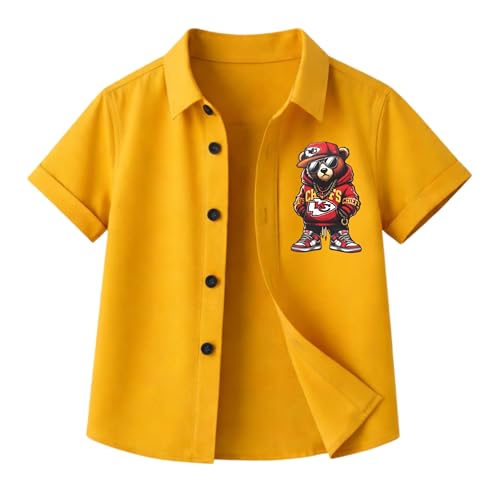 Image of Boys Shirt Regular Stylish Casual Formal Kids Shirts