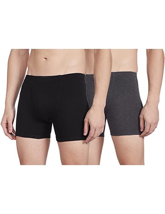 gsxmol Men Multicolor Flexible Plain Underwear Pack of 2-picture-45