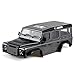 Produktbild INJORA RC Auto Karosserie 313mm Radstand Karosserie KIT D110 Defender Body Shell für 1:10 RC Crawler Traxxas TRX4 Axial SCX10 90046 (Grau)