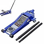 KATSU Hydraulic Low Profile Floor Jack 3 Ton 6000lbs Max Lift Height 505mm Twin Piston Pump Trolley Jack Garage Lifting Tool for Car Van Truck Trailer Auto Repairing 161222