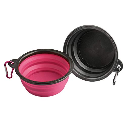 Futternapf für Hunde, 2er Pack, Black - Red Cover
