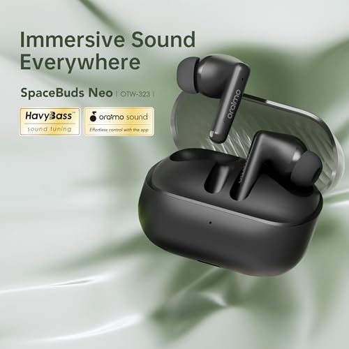 Oraimo SpaceBuds Neo Wireless Earbuds Bluetooth 5.4 in Ear Headphones, Bluetooth Ear Buds Built-in Microphone, Clear Talk, Immersive Game Mode, Comfortable Fit, App Control, 30H Playtime, Black - image 2