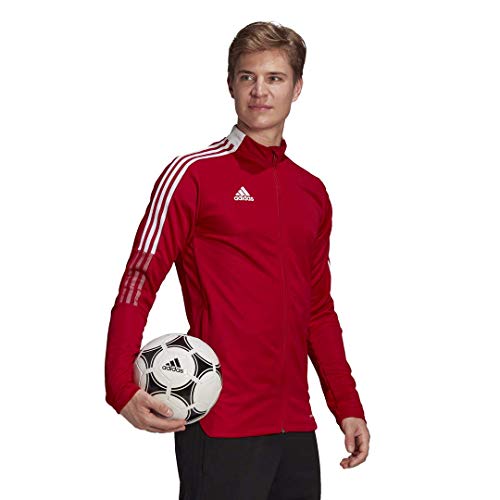Adidas Men's Tiro 21 Track Jacket, Team Power Red, 3X-Large #TOP2