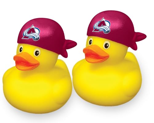 aminco Colorado Avalanche NHL Team Rubber Duck Set Two Pack