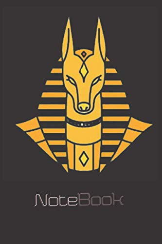 notebook: Anubis journal , Egyptian God of Mummification and the Afterlife , The Egyptian God Anubis composition notebook, Journal for Boys Girls ... Size 6" x 9", 110 Pages , (Anglais) Broché