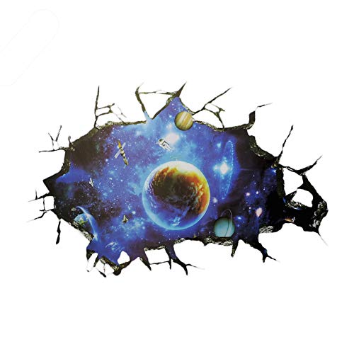 Vinilo Decorativo Espacial 3D Removible Estrellas