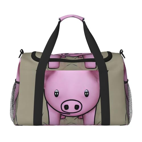 Sac de sport cochon poudré idéal pour vos séances de fitness