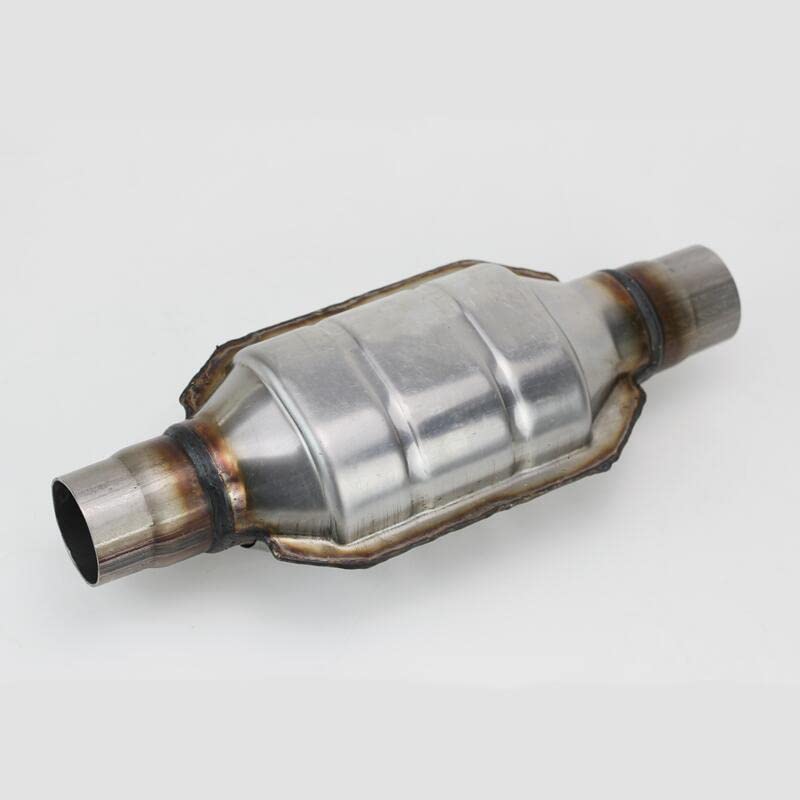 50mm 57mm Ovale Euro 4 convertisseur catalytique Universel for 2 pièces 400 cellules catalyseur en céramique (Remplacement de pièces)
