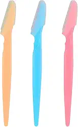 Kit de Navalha Lâminas Ferramentas de Depilação Esfoliante + Capa de Precisão - Sobrancelhas e Rosto