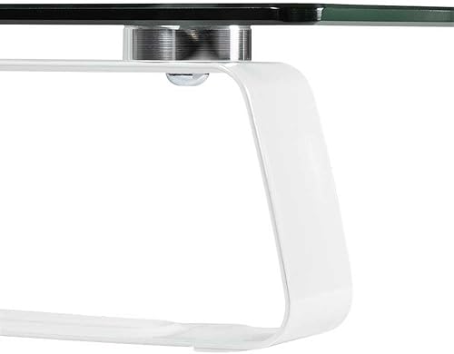 Miniatura 2 de Logilink BP0027 Elevador de monitor de vidrio y metal, capacidad de carga de 44.1 lbs, 0.197 in de grosor, 22.047 x 8.268 x 3.150 in (BP0027 TV