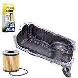 BESTPRICE 1x Cárter de aceite, 1x filtro de aceite, 1x 70 ml de silicona roja de alta temperatura Compatible con CITROËN BERLINGO, C2 (JM_), C3, C4, XSARA, PEUGEOT 1007 (KM_), 206, 207, 307, PARTNER