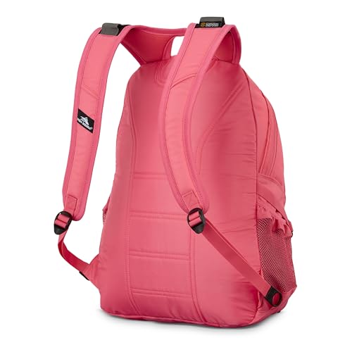 Image of High Sierra Loop Backpack, Travel, or Work Bookbag with tablet sleeve, One Size, THRIFT PINK