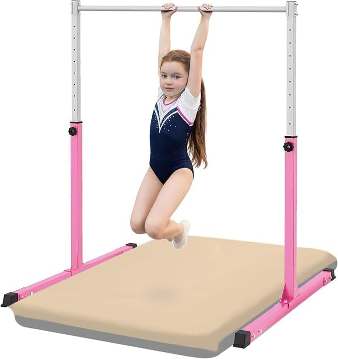 1 Piece 1 Pcs Gymnastic Kip Bar Horizontal Bar for Gymnas White 1 Pack