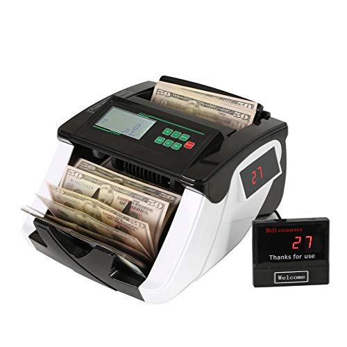 Masmars Money Counter Machine With 3 Displays Small Size And Alarm System #TOP20